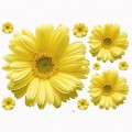 Yellow Chrysanthemum Flower Wall Sticker